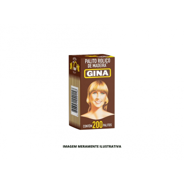 PALITO DE DENTE - GINA - 200UN - DP20